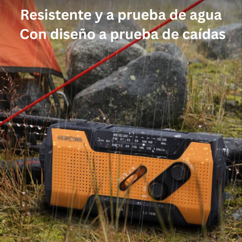 Radio Meteorológica A1 - NOAA, Power Bank, Alarma SOS